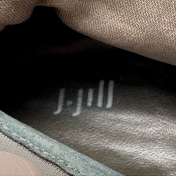 J. JILL Tall Boots Suede Leather Gray Zip Sz 6.5 Equestrian - Picture 8 of 11